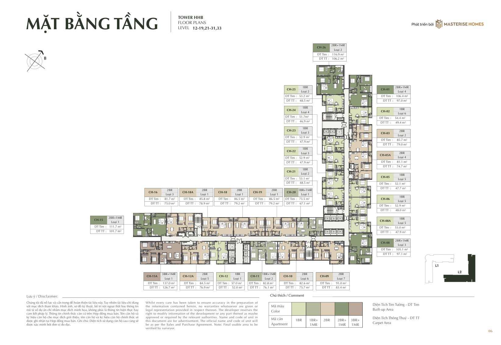 Mặt bằng nhóm tầng 2